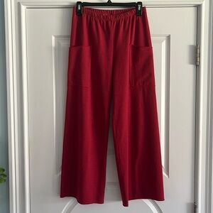 HAYSTACKS Cotton French Terry Crop Pants